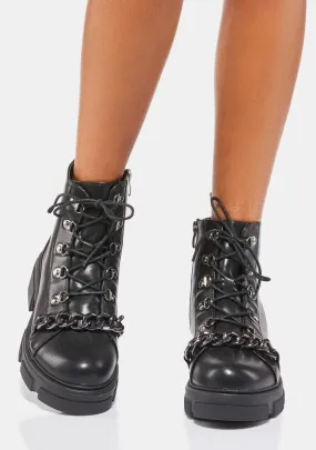 Done Deal Chain Ankle Boots