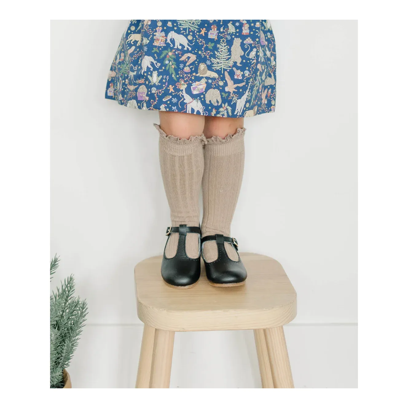 Eleanor T-Strap Flat - F-582