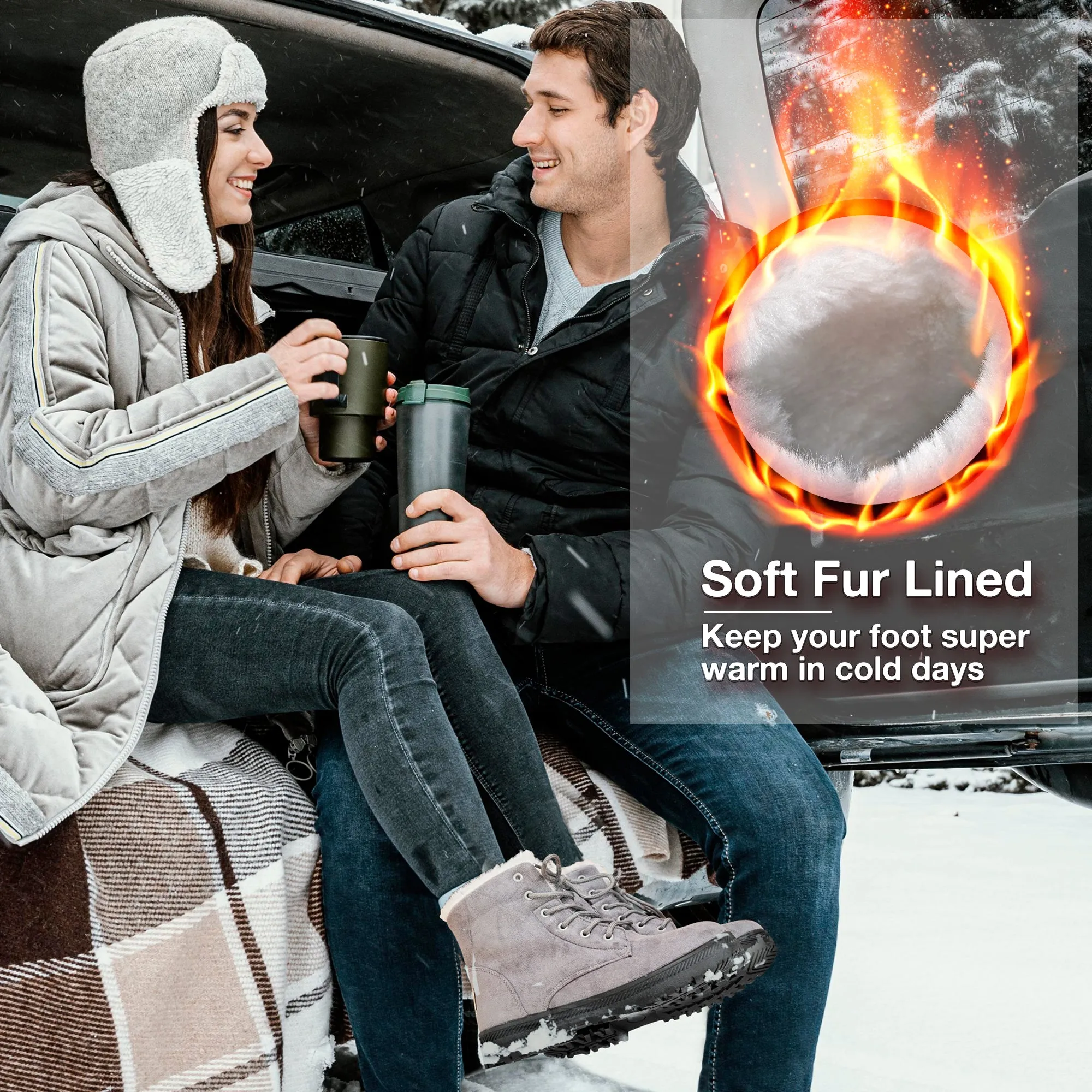 HARENC™Heel With Snow Boots For Women