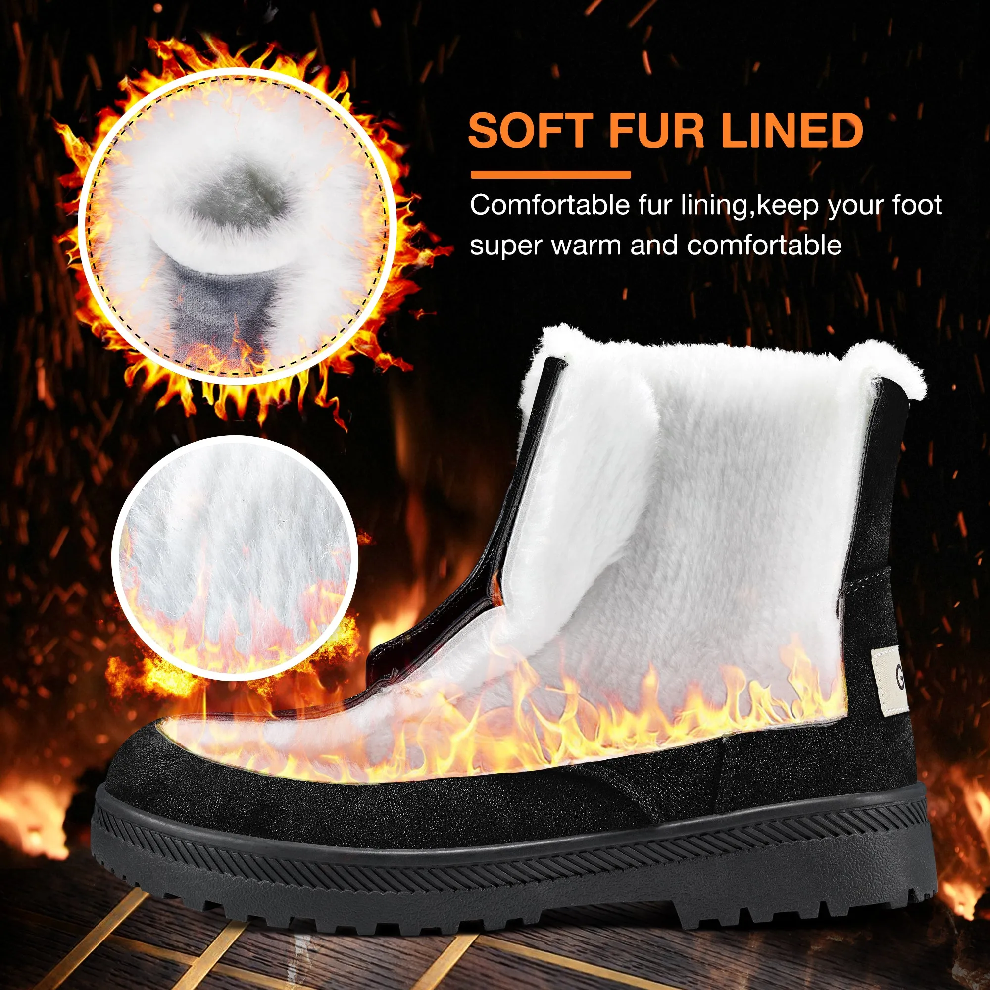 HARENC™Heel With Snow Boots For Women