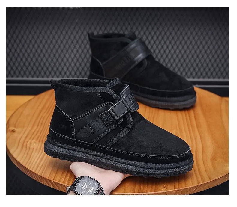 Men's Winter Wool Warm Snow Boots