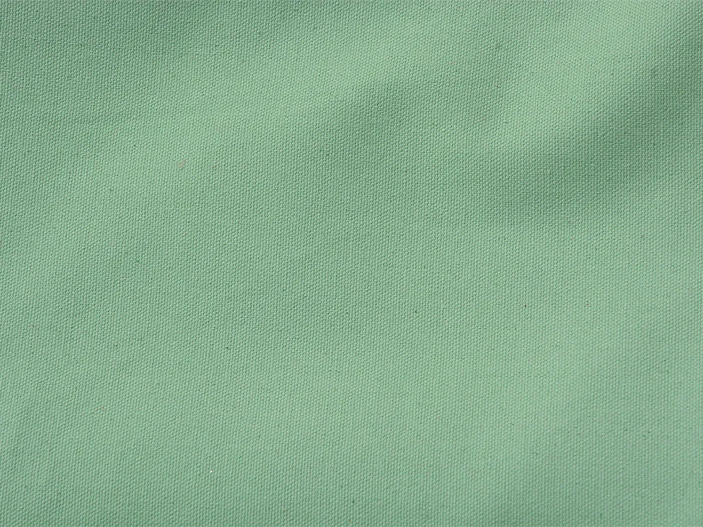 Mint Green Plain Heavy Cotton Canvas Fabric (Wholesale)
