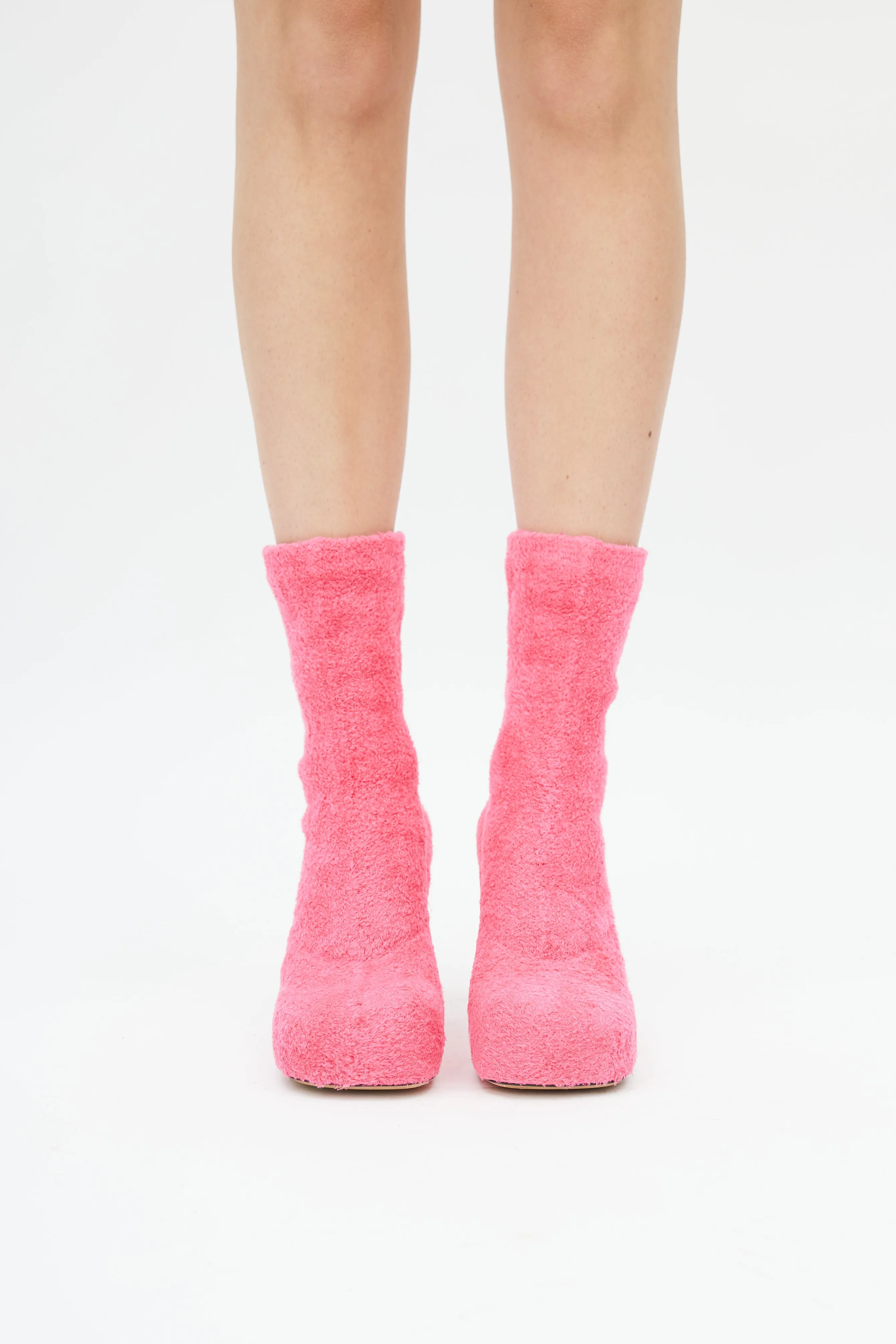Pink Terry The Bold Platform Boot