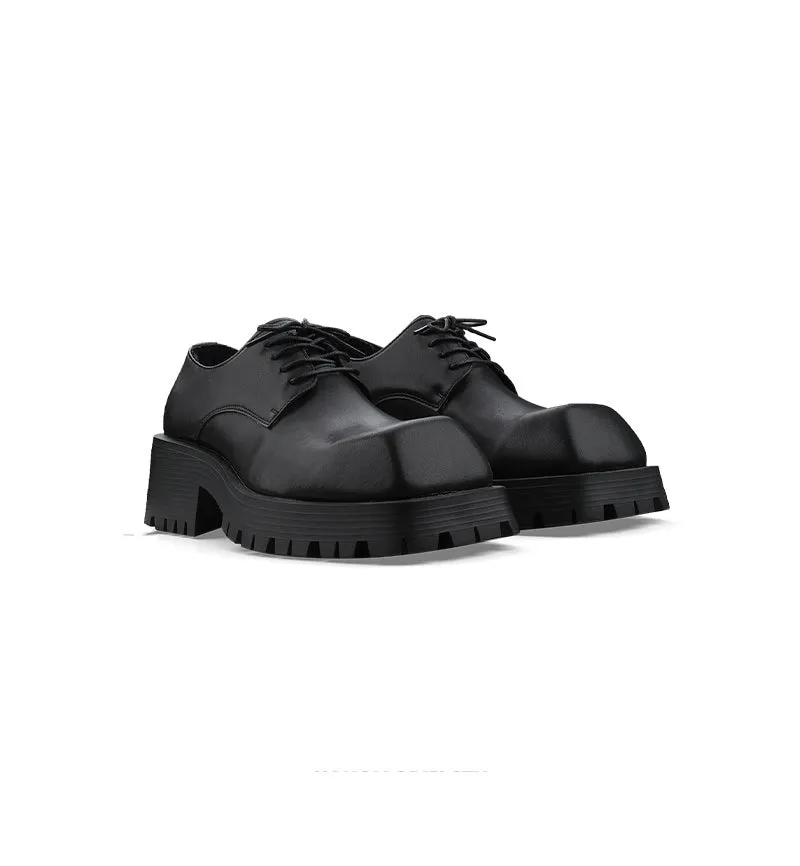 Platform Lace-Up Casual Shoes