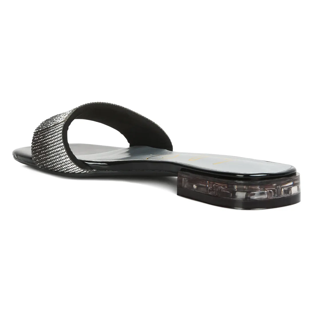 Rhinestone Slip On Sandals
