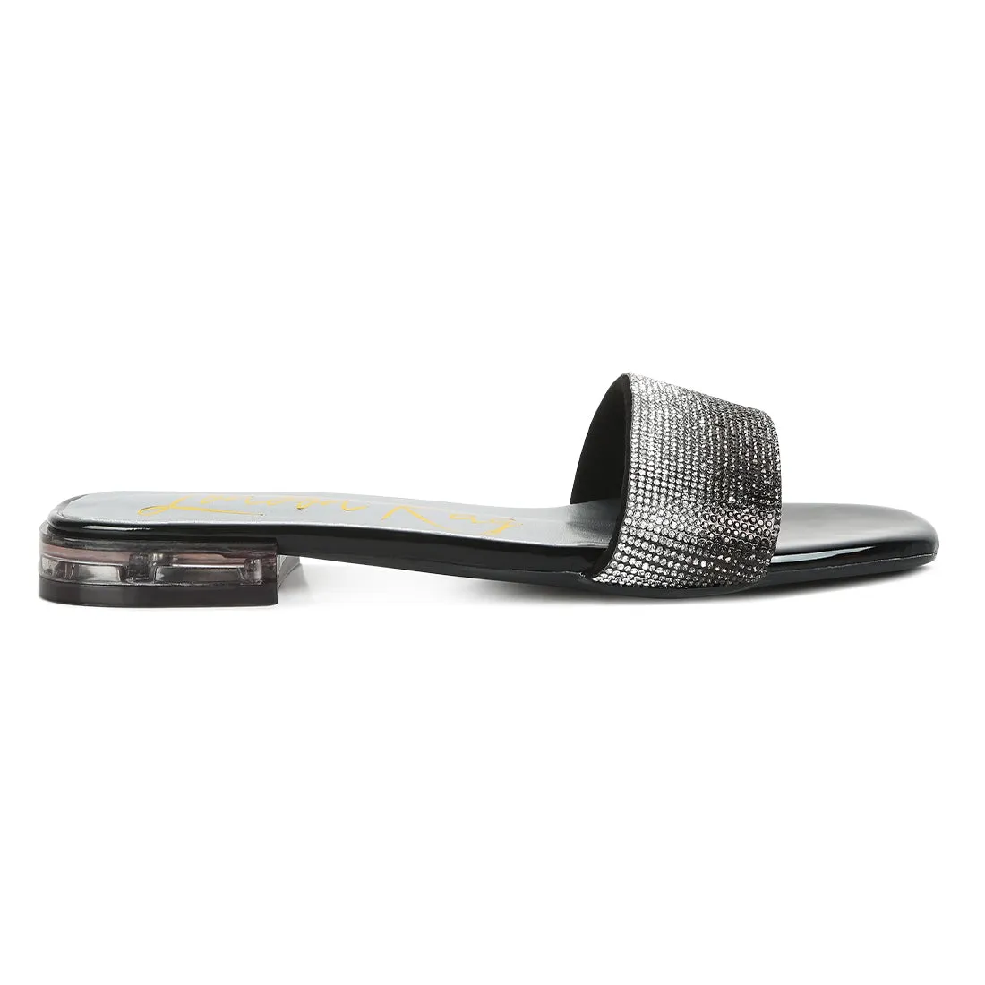 Rhinestone Slip On Sandals