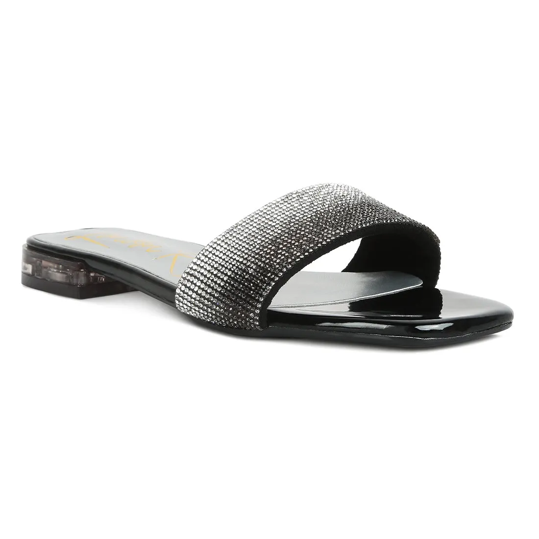 Rhinestone Slip On Sandals