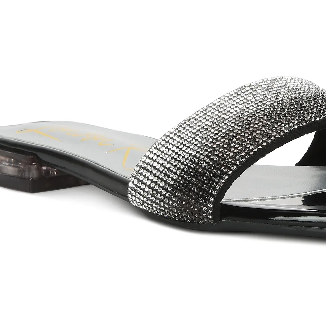 Rhinestone Slip On Sandals