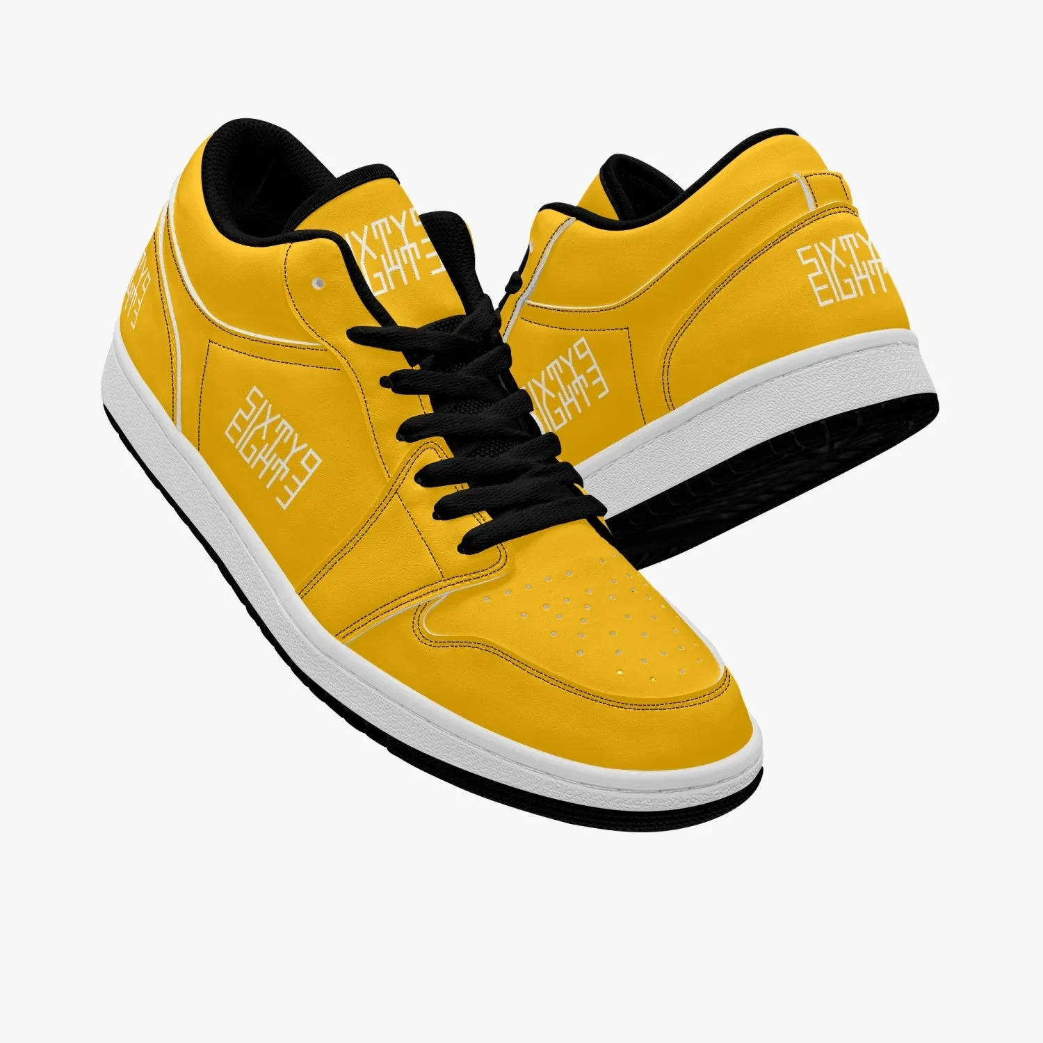 Sixty Eight 93 Logo White Orange SENTLT1 Shoes