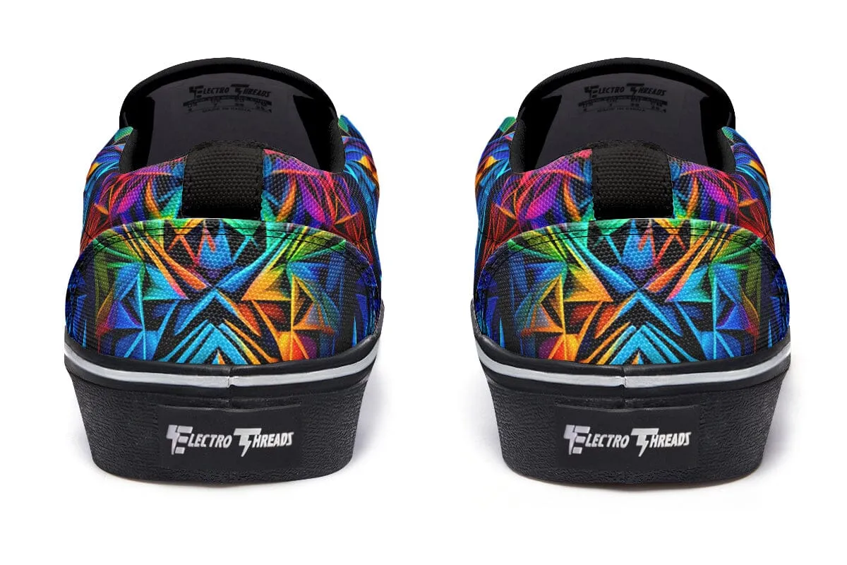 Symmetry Patches Slip on Shoes