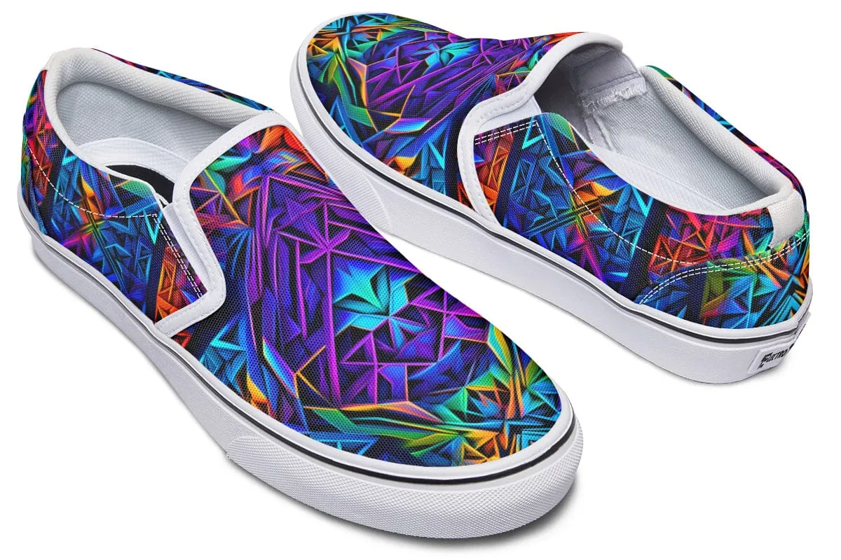 Symmetry Patches Slip on Shoes