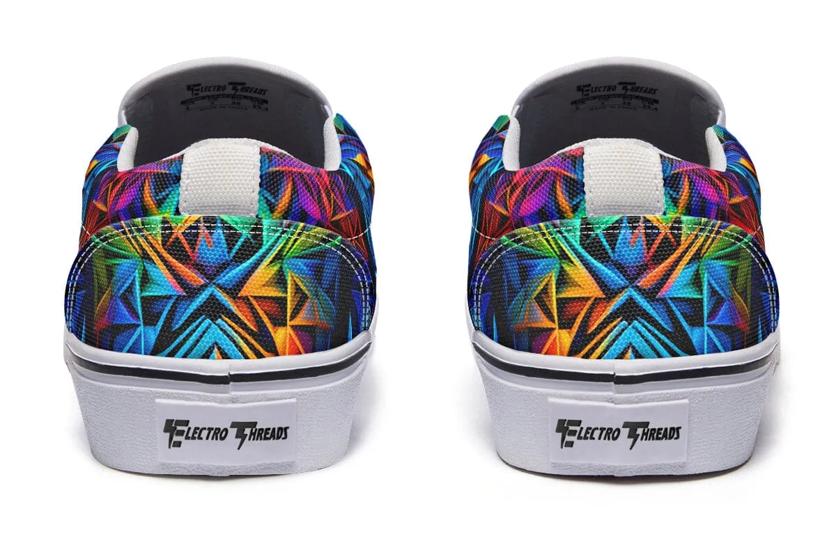 Symmetry Patches Slip on Shoes