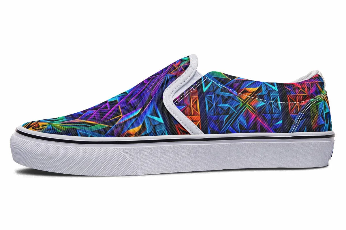 Symmetry Patches Slip on Shoes