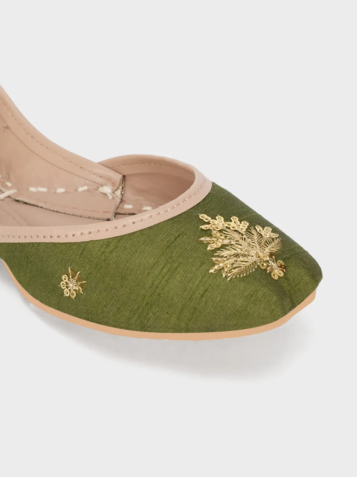 Womens" ANEVAY"Leather Khussa